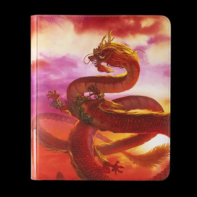 Promo Dragon Shield Album Wood Dragon 2024 Card Codex Zipster Binder 18 ...