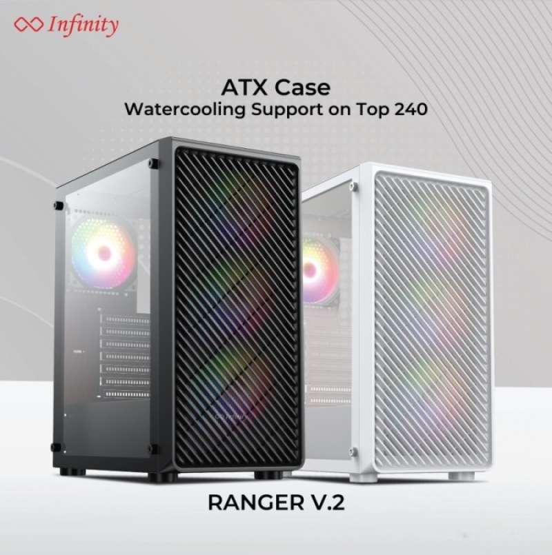 Infinity Flash V2 Promo Infinity Ranger V2 Tempered Glas - ATX Gaming Case Diskon 9% di ...