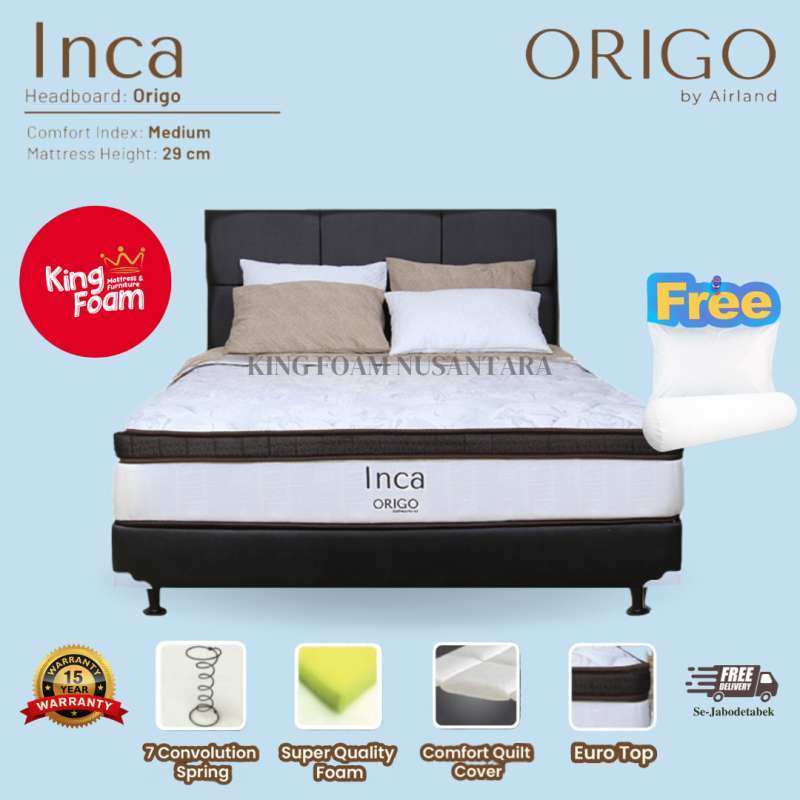 Jual Origo Inca Semua Ukuran Kasur Springbed (Full SET) HB Origo di
