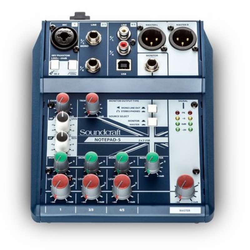 Notepad Mixer Promo MIXER AUDIO SOUNDCRAFT NOTEPAD 5 ORIGINAL Diskon 23% di Seller ...