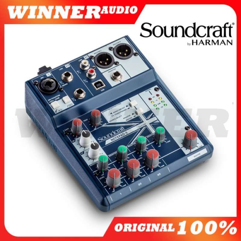 Notepad Mixer Promo MIXER AUDIO SOUNDCRAFT NOTEPAD 5 ORIGINAL Diskon 23% di Seller ...
