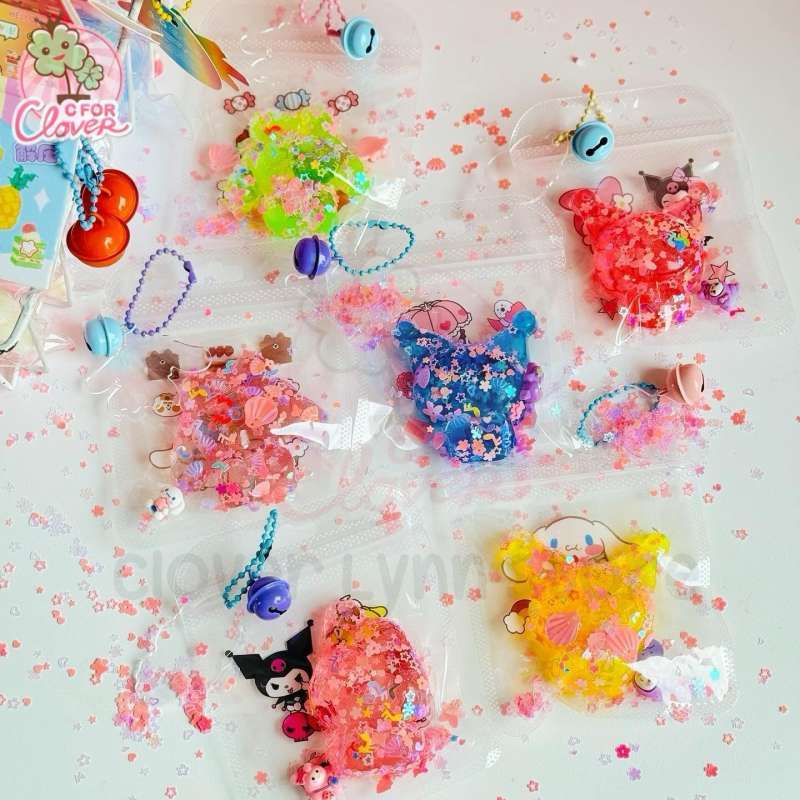 Jual Taba Squishy Acrylic Sticker Cute Character Mainan Pencetan Jelly