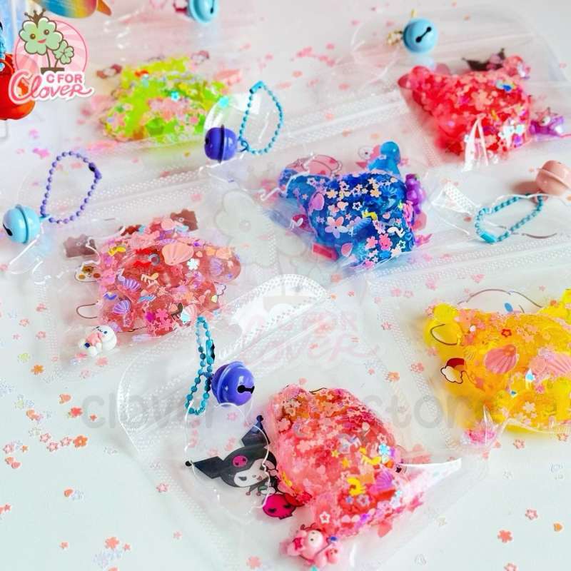 Jual Taba Squishy Acrylic Sticker Cute Character Mainan Pencetan Jelly