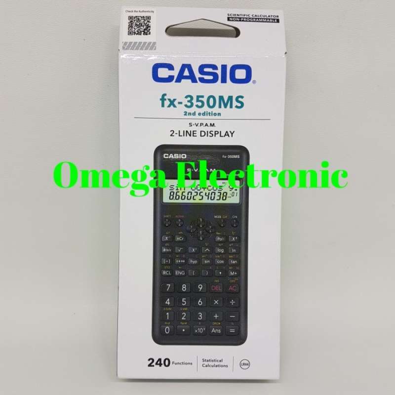 Jual Casio Fx 350ms 2nd Edition Kalkulator Ilmiah Scientific Calculator Di Seller Alaric Stars Wijaya Kusuma Kota Jakarta Barat Blibli