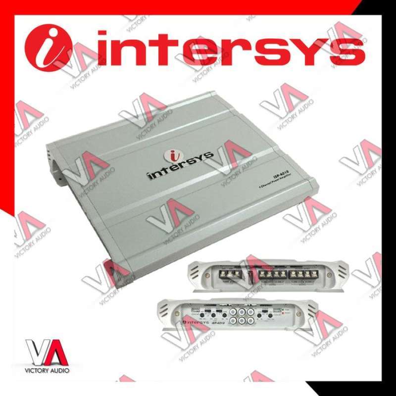 Promo Power Amplifier 4 Channel Intersys Isp-4018 4ch High Mosfet Car ...