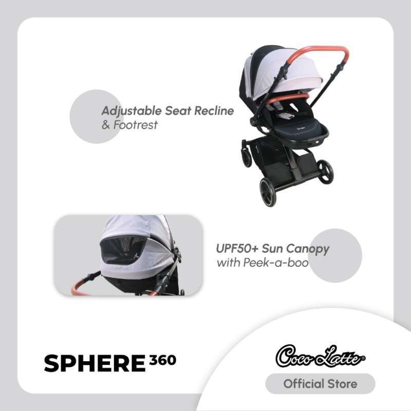 Jual Stroller Cocolatte Sphere 360 Derajat Kereta Dorong Bayi