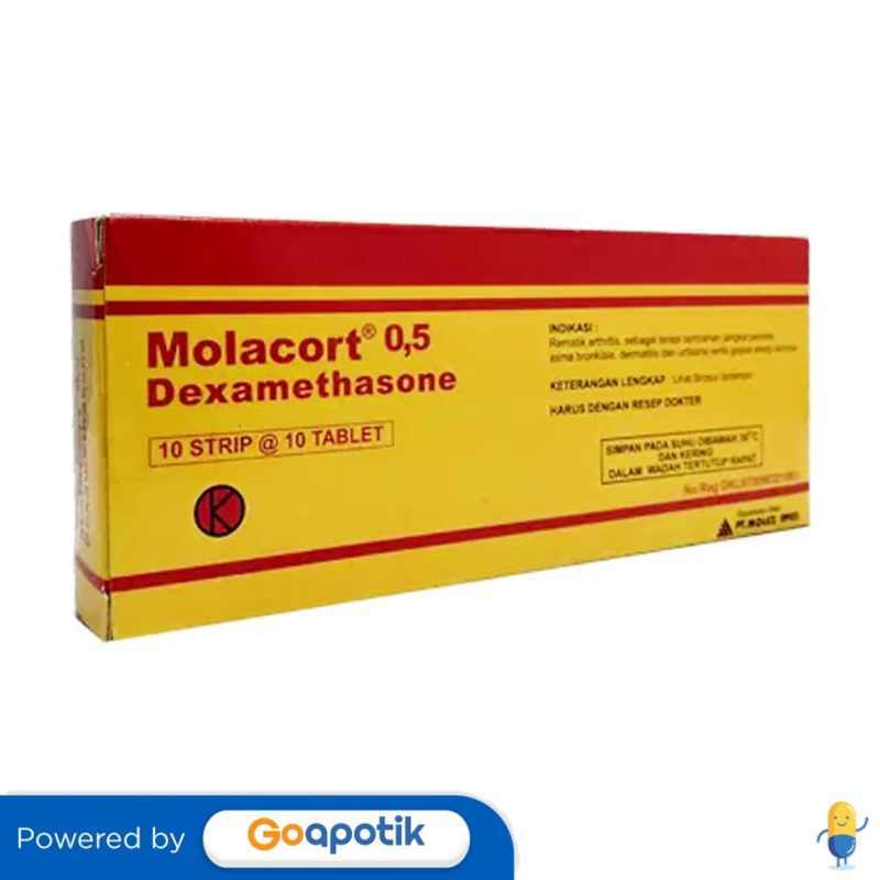 Jual Molacort 0.5 Mg Box 100 Tablet Di Seller Apotek Arra - Cijerah