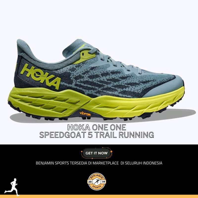 HOKA speedgoat 5 Mens trail running Sepatu lari trail pria original