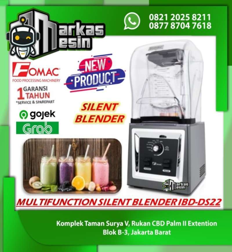 Promo Heavyduty Blender Smoothies Silent Blender IbdDs22 Fomac Terbaik