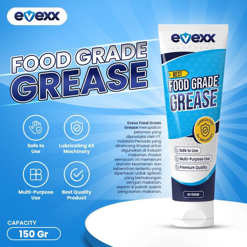 Jual Pelumas Grease Food Grade Mesin Makanan Lubricant Vaseline Evexx
