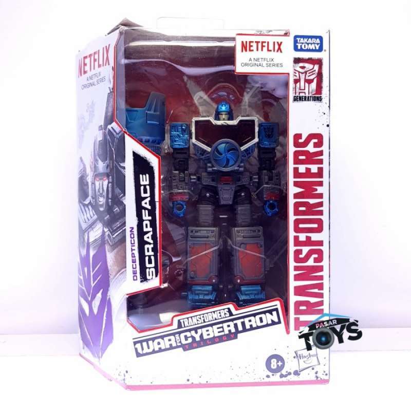 Transformers Netflix War For Cybertron – Decepticon Mirage Deluxe Class, 14 Cm