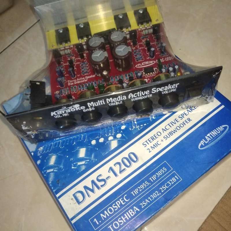 Jual Kit Speaker Aktif Plus Subwoofer 2 Mic Dms 1200 Di Seller Elektronik Madiun Pandean, Kota