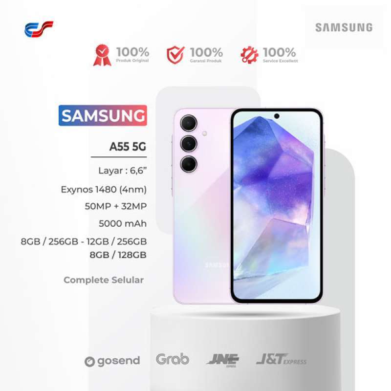 Promo Samsung Galaxy A55 5g 8/128gb 8/256gb 12/256gb - Garansi Resmi ...