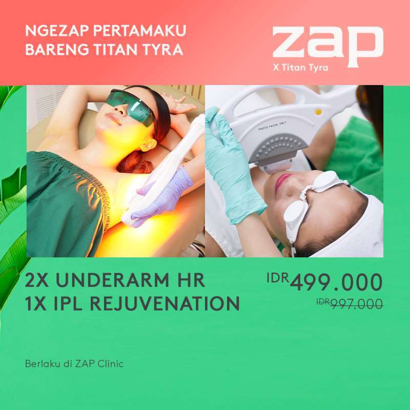Underarm rejuvenation zap clearance