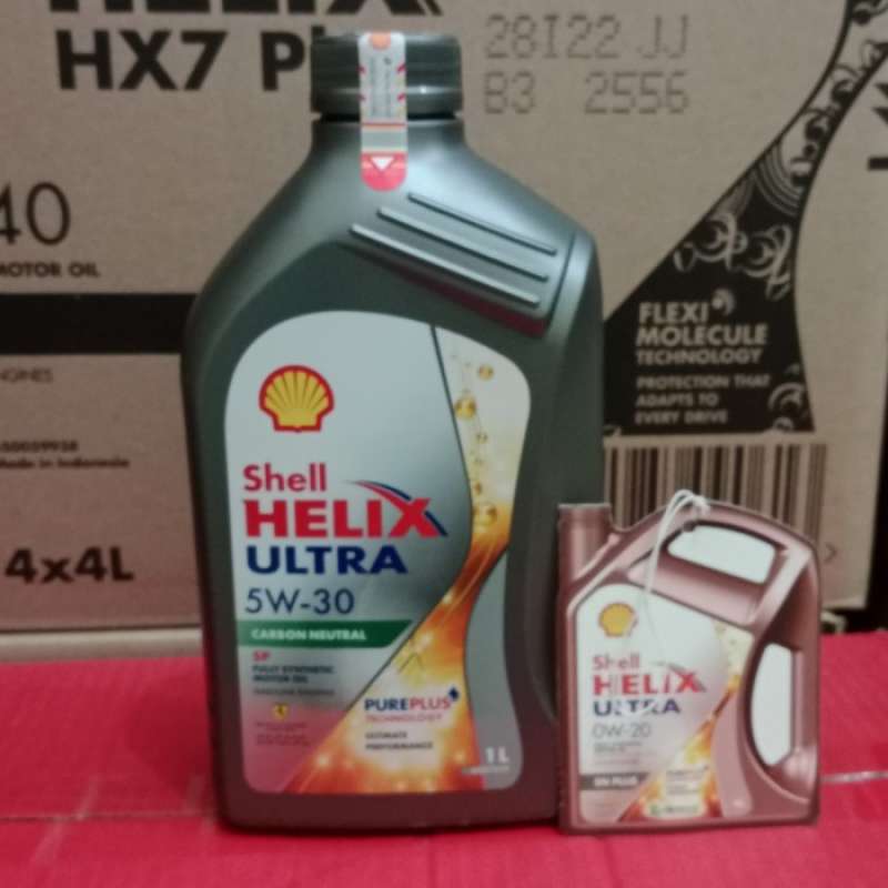 Promo Shell Helix Ultra 5w -30 Kemasan 1liter Full Synthetic Diskon 9% ...