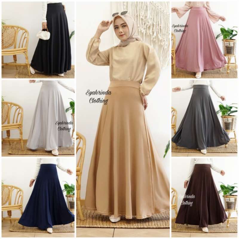 Promo Rok Panjang Polos Payung Jersey Import Bawahan Skirt Wanita Diskon 23 Di Seller Samisami Cengkareng Barat Kota Jakarta Barat Blibli