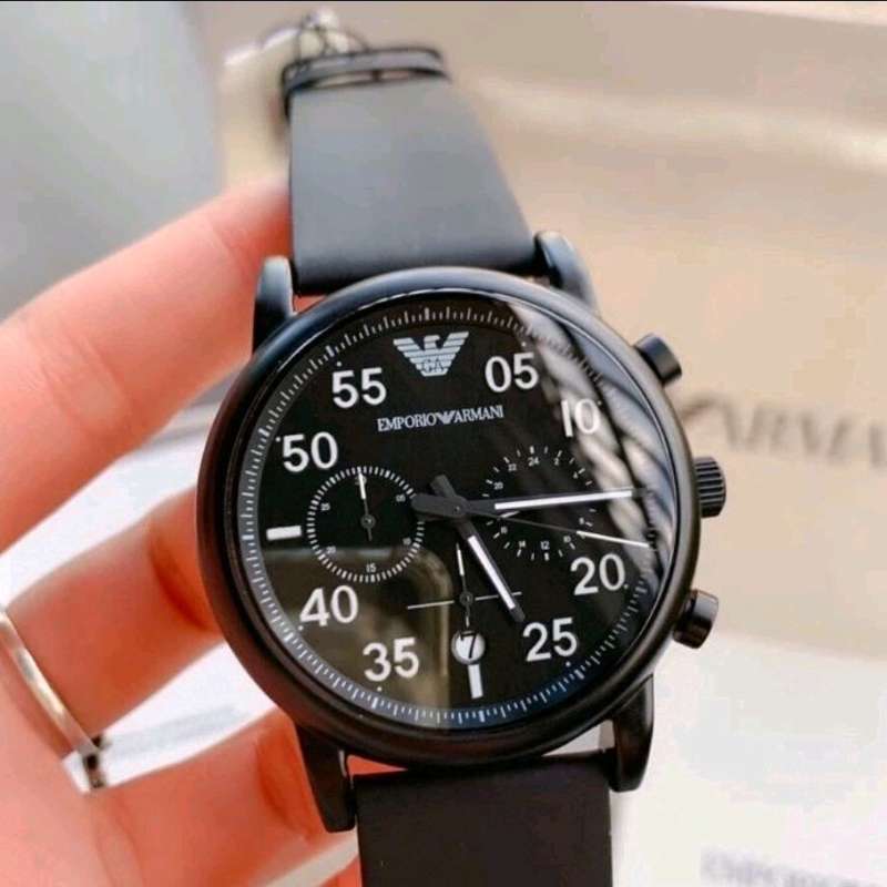 Jual Jam Tangan Pria Emporio Armani Ar11133 Chronograph Leather Strap Original Di Seller Winnerarloji Senen Kota Jakarta Pusat Blibli