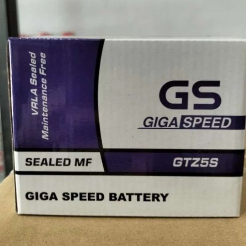 Promo Aki Kering Motor Gtz5s 12v 5ah Gigaspeed X Diskon 23% Di Seller