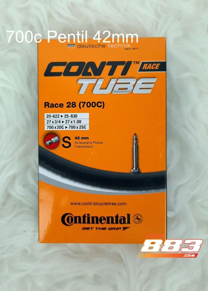 Conti Tube Race 28" (700C) Wide – Set Da 3 Camere D'Aria Per Bici Da Corsa | Marca Continental