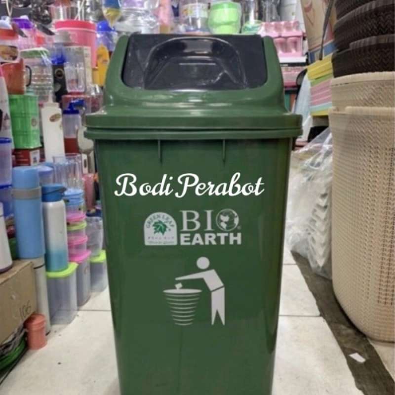 Promo Green Leaf Tempat Sampah 58 Liter Bio Earth Tong Sanpah / Kotak
