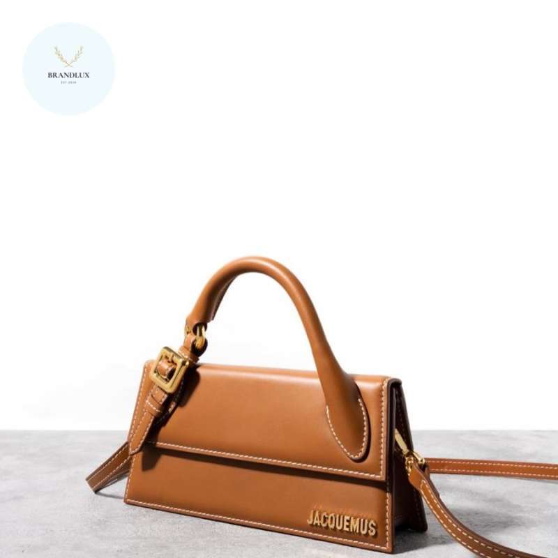 JACQUEMUS Le chiquito long boucle calf leather 100% Authentic