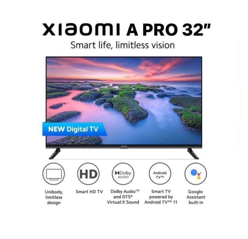 Jual Xiaomi Tv 32 Inch A Pro Smart Tv Uhd 4k Ultra Google Tv Digital ...
