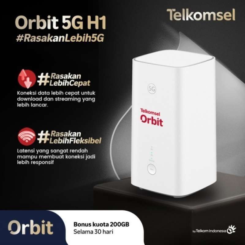 Promo Telkomsel Orbit 5g H1 Modem Wifi High Speed Diskon 12% Di Seller ...