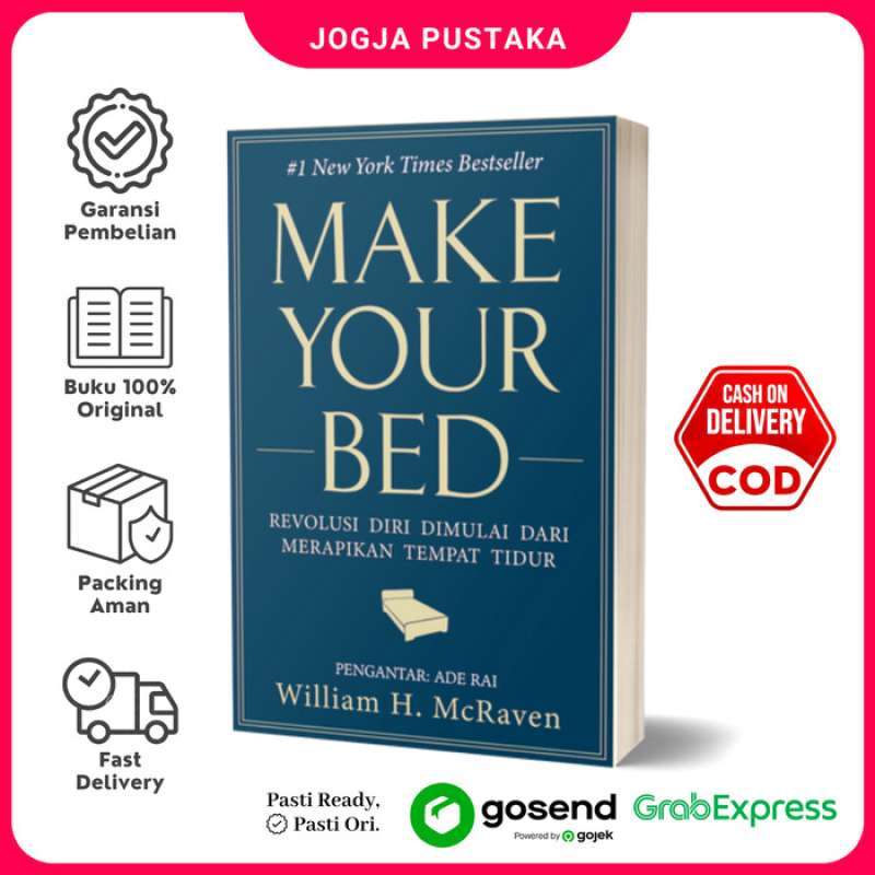 Promo Buku Make Your Bed William H. Mcraven Diskon 23 Di Seller