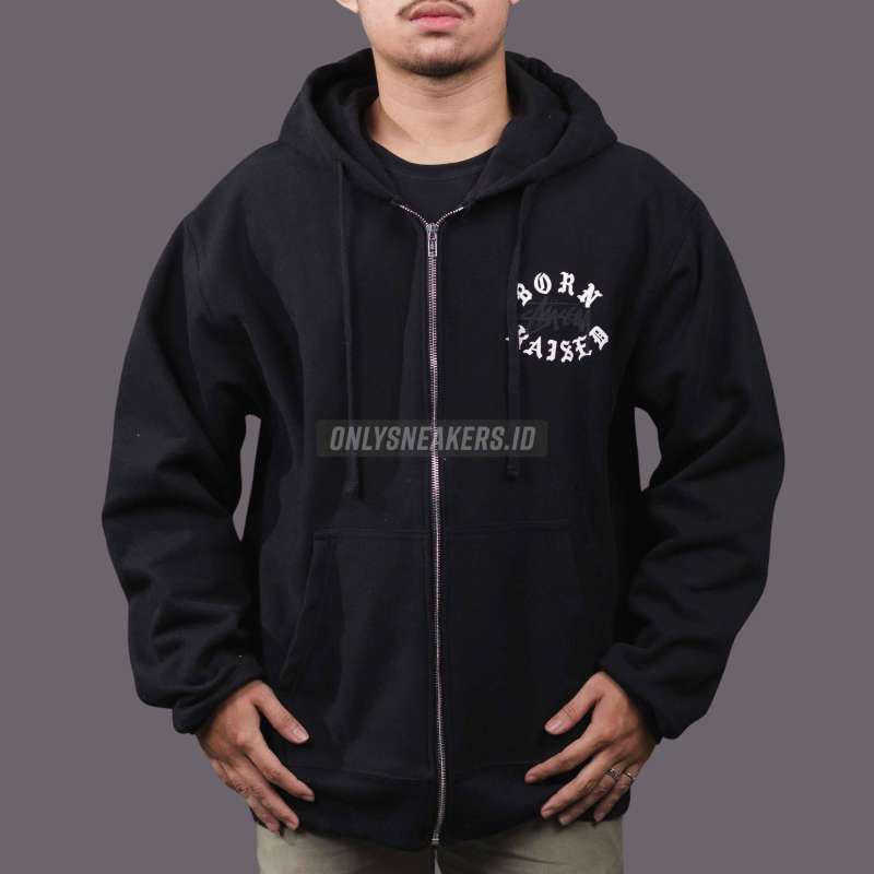 Jual Stussy Bxr Logo Zip Black Hoodie 100 Authentic Di Seller Onlysneakers Ruko Centre Point Kota Medan Blibli