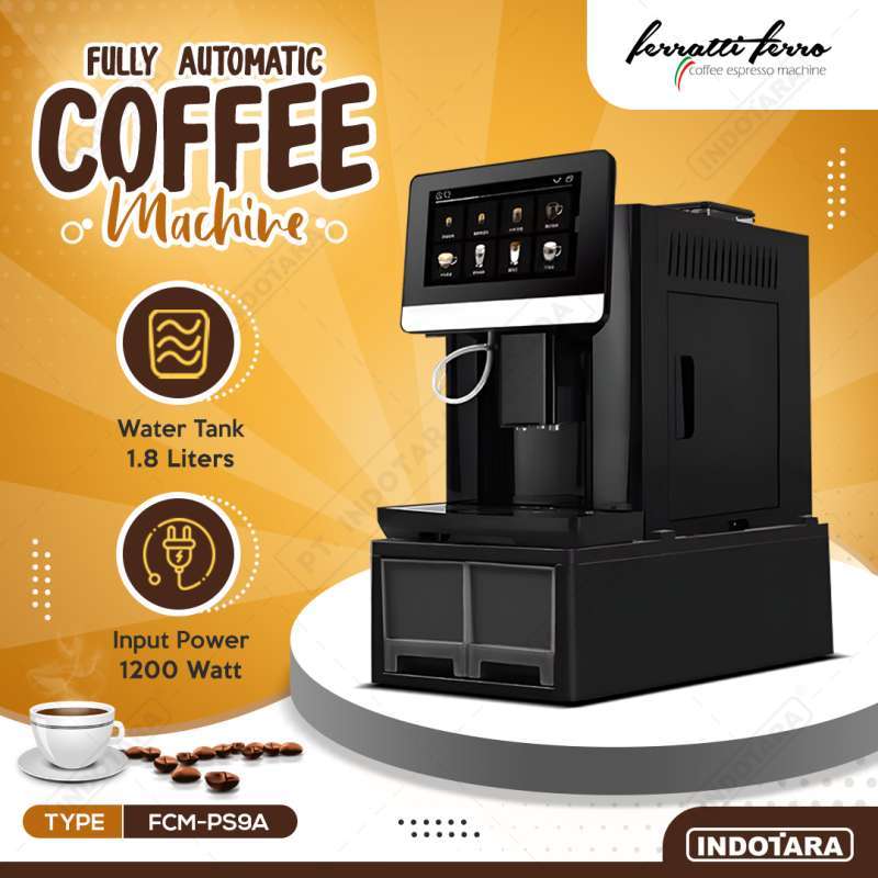 Jual Mesin Kopi Komersial / Mesin Kopi Otomatis Ferratti Ferro Fcm-ps9a