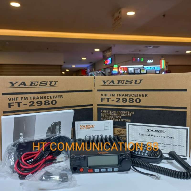 Promo Yaesu Ft 2980 Vhf Fm Transceiver Diskon 3 Di Seller Sn Market