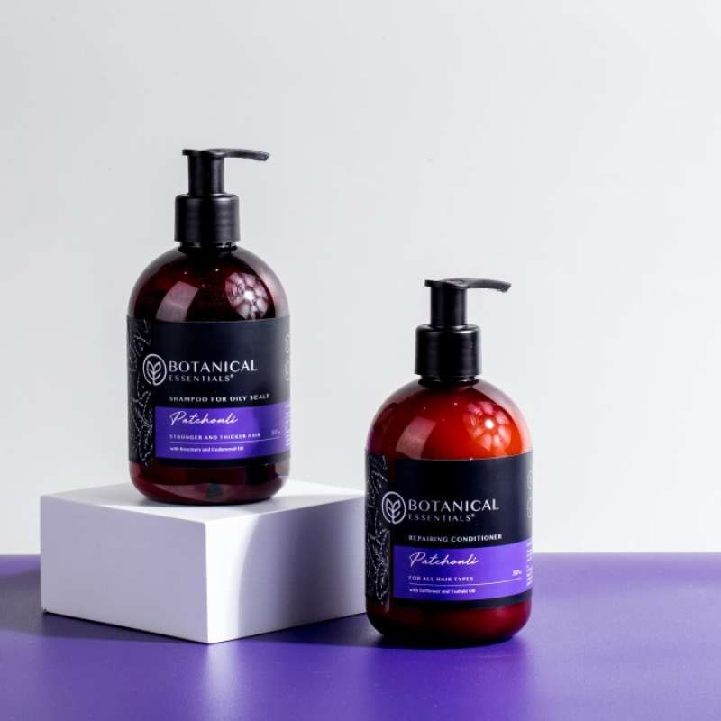 Promo Botanical Essentials Hair Care Bundle Patchouli 2x300ml Diskon