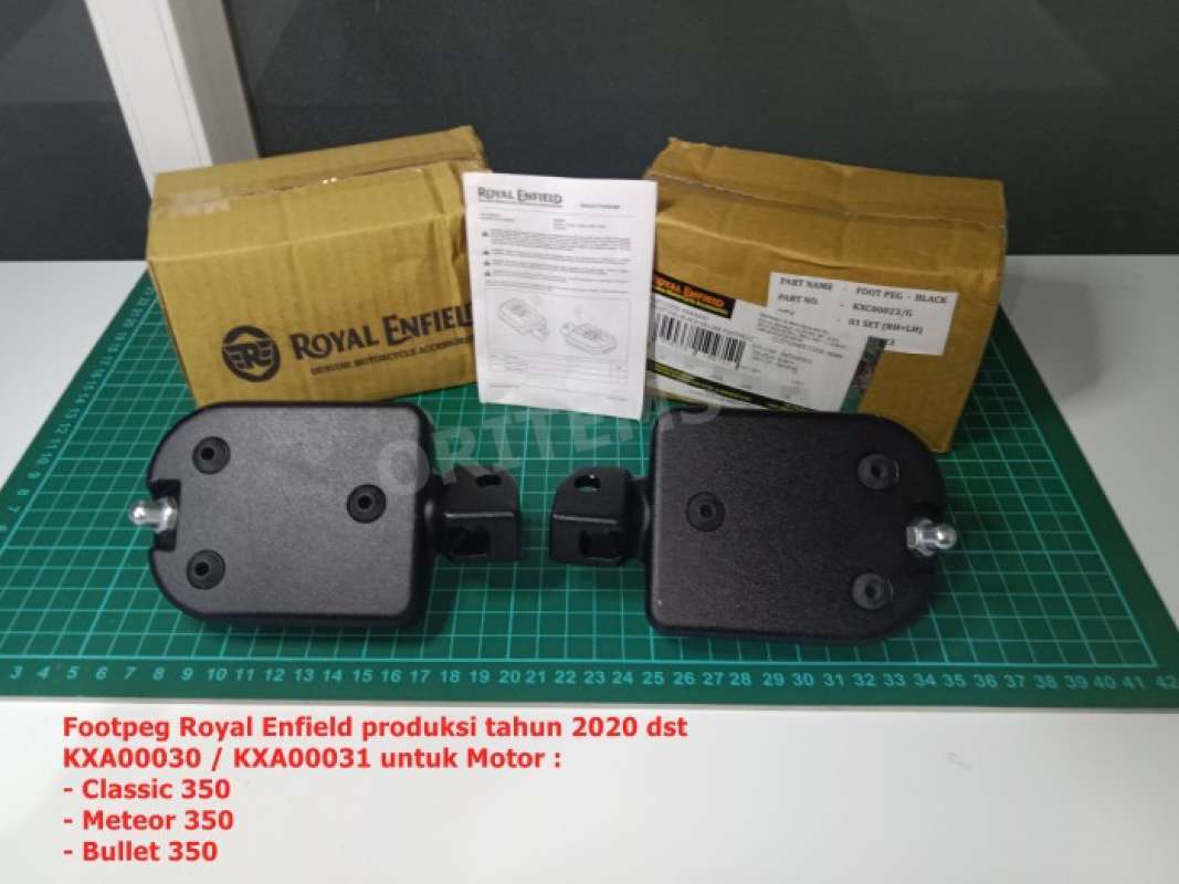 Promo Footpegs Royal Enfield Meteor, Classic, Bullet 350 Black