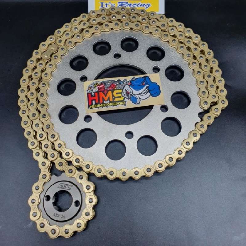 Promo Terlaris Gir Sss Ninja R / Rr Rantai Osaki 415 Thailand / Gear