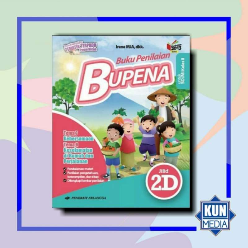 Promo Buku Bupena Erlangga Kelas 2 2a 2b 2c 2d Original - 2d Multicolor ...