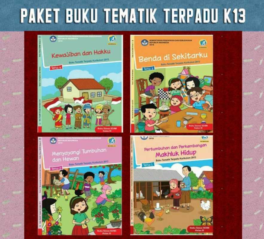 Promo Buku Paket Tematik Semester 1 Kelas 3 Sd - Tema 1 2 3 4 Diskon 28 ...
