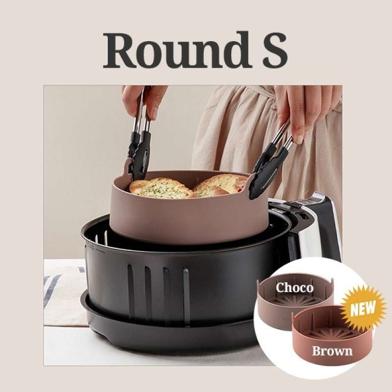 Jual Balsang Air Fryer Silicone Pot Round Small Di Seller Noelle