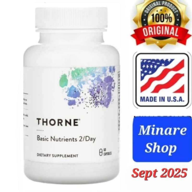 Promo Thorne Research Basic Nutrients 2/day, 60 Capsules Multivitamin ...
