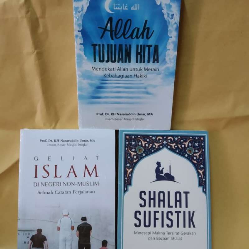 Promo paket buku prof nasaruddin umar imam besar masjid istiqlal