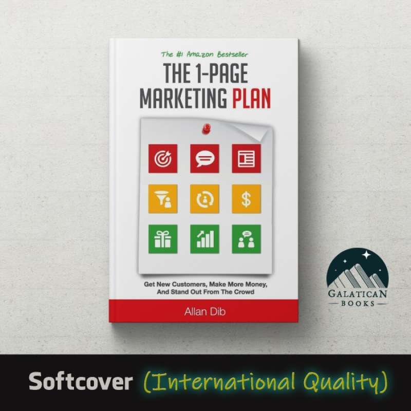 Promo the 1 page marketing plan by allan dib diskon 28 di seller huka