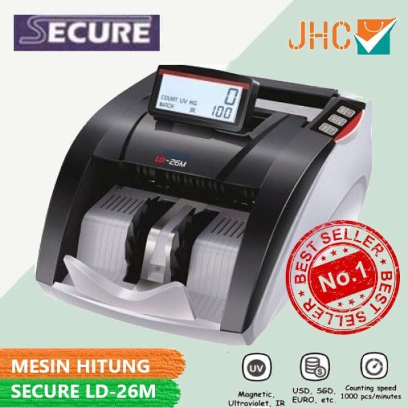 Secure Money Counter Jual Secure Mesin Hitung Uang Ld-26m Money Counter Ld26m Di Seller ...