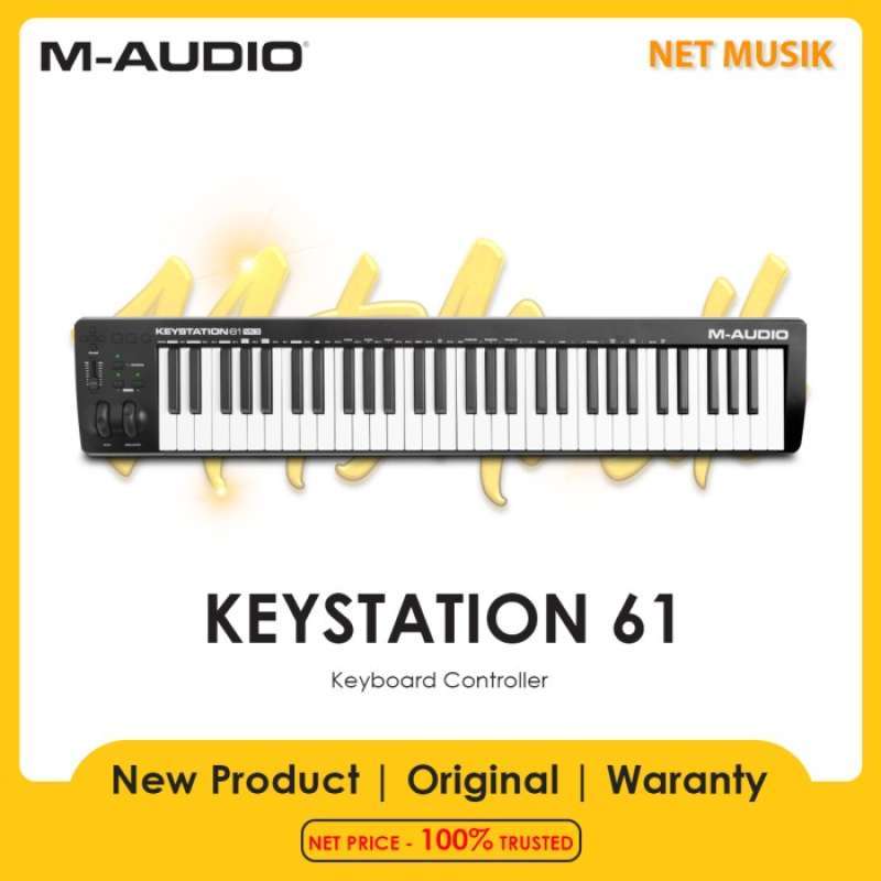 Promo M Audio Keystation 61 Mk3 Keyboard Midi Controller Hh Diskon 23% ...