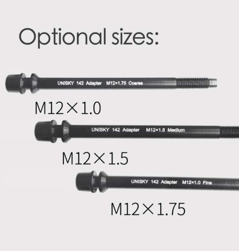 Thru Axle Bicycle Rear Axle Nut Size 12x142 Thru Axle Cnc Bicycle