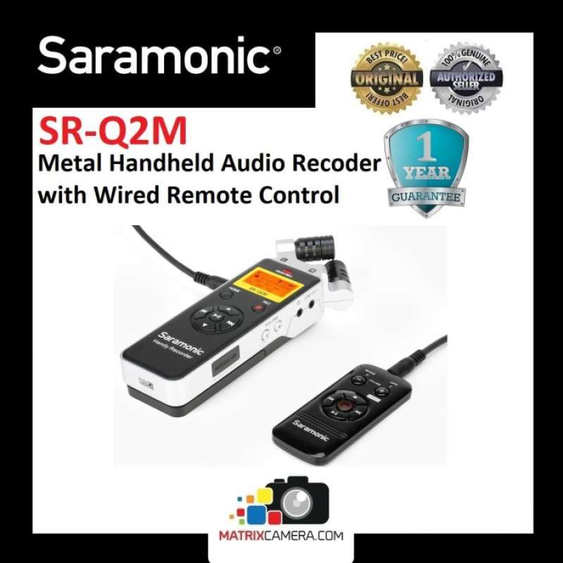 Promo Saramonic Sr-q2m Metal Handheld Audio Recorder With Wired ...