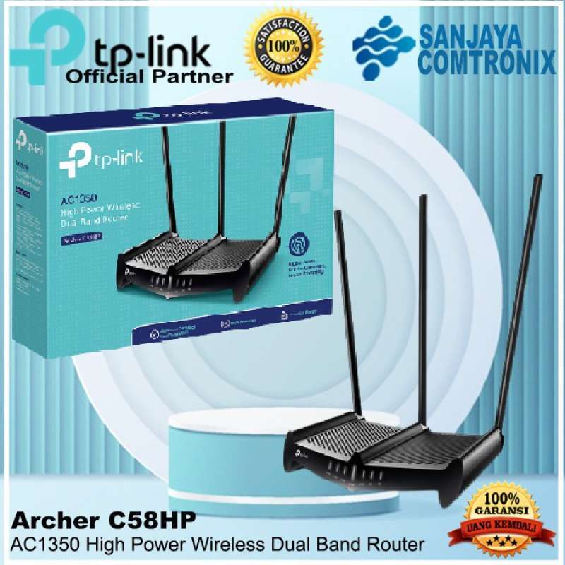 Promo Archer C58 Ac1350 High Power Wireless Dual Band Router Diskon 23% ...