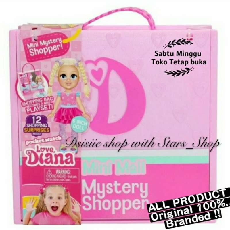 Promo Pocket.watch Love, Diana Mini Mall Mystery Shopper Doll Usa Diskon 23 Di Seller Walima