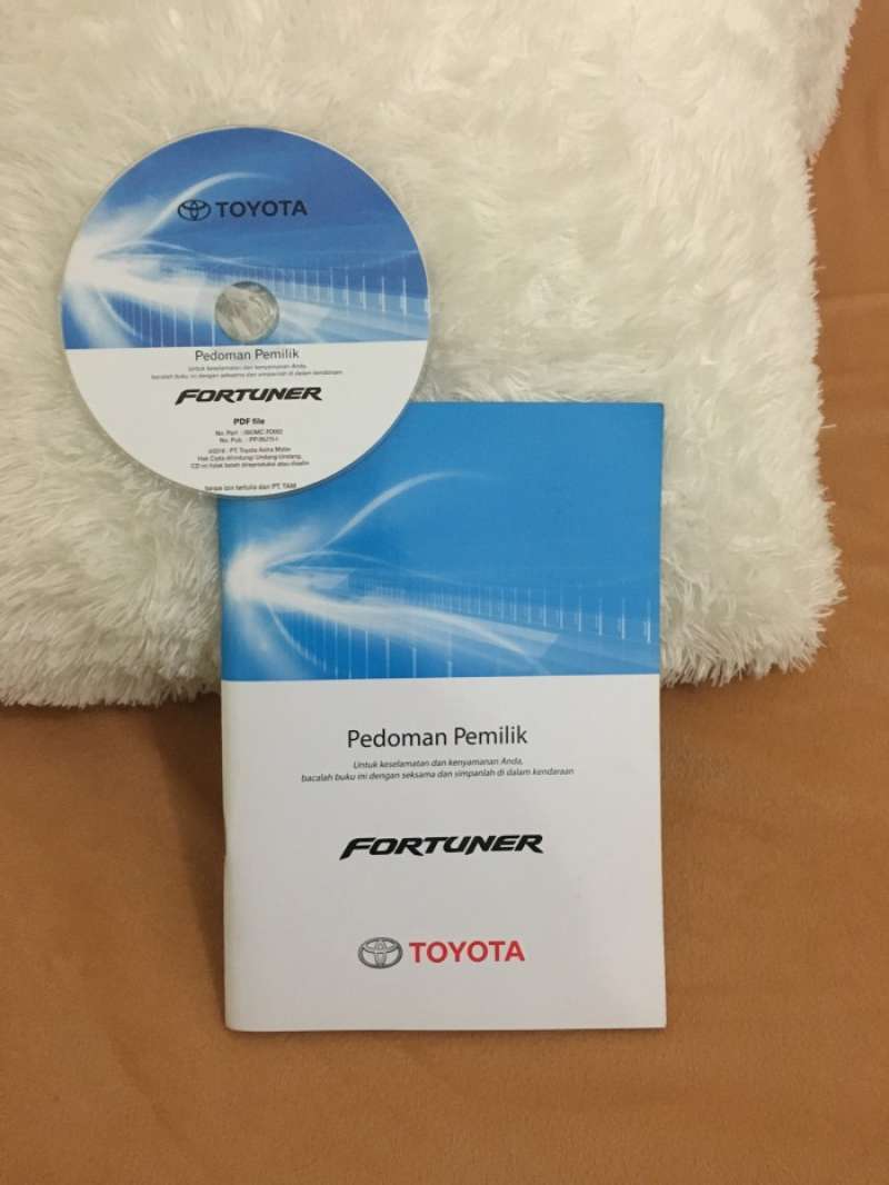 Jual Manual Book Toyota Fortuner Vrz 20162020 Buku Panduan Pedoman
