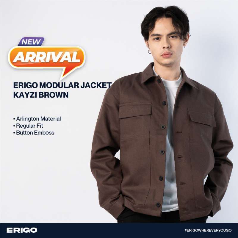 Promo Erigo Parka Modular Jacket Kayzi Brown Diskon 50 Di Seller Erigo