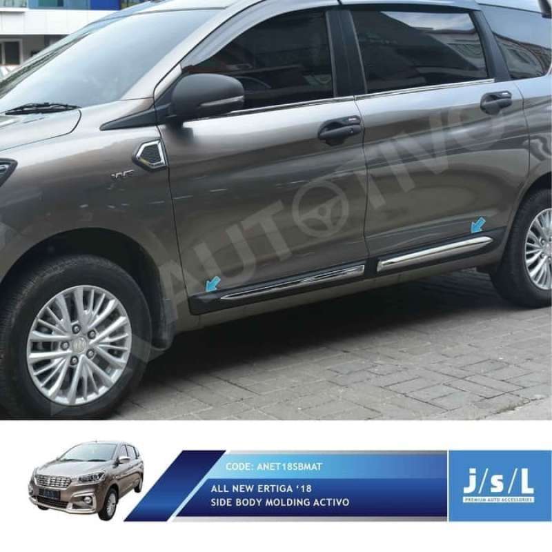Promo Lis Body Side Body Moulding Activo All New Ertiga 2018 Up Merek