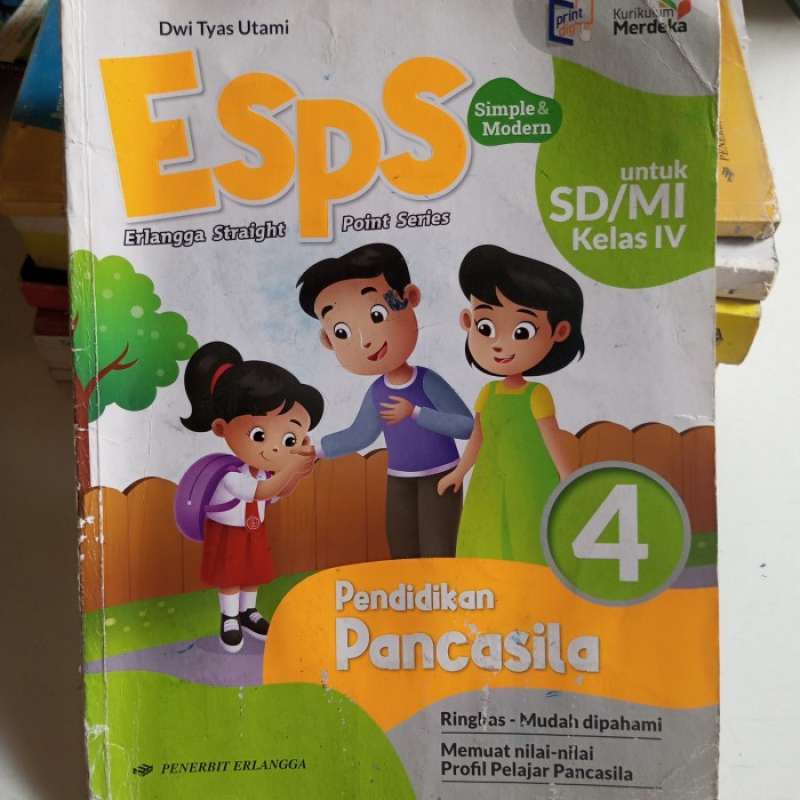 Jual Buku Esps Pendidikan Pancasila Untuk Sd Kelas 4 Kurikulum Merdeka ...